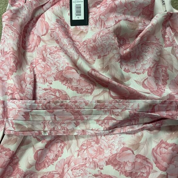 Sachin + Babi Pink and White Halter Maxi Dress - Picture 3 of 7